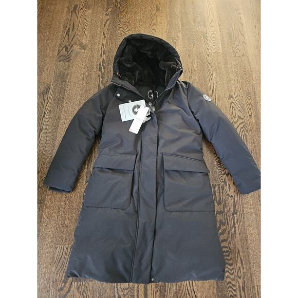 Save The Duck 7 Faux Fur Lined Hood Arctic Long Parka Brown Coat $649, L - Picture 3 of 5